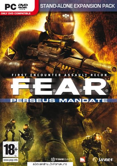 FEAR PERSEUS MANDATE - cosminv2005 - Jocuri Full